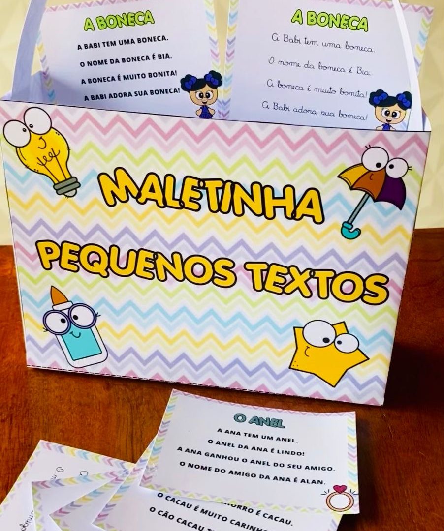 Maletinha pequenos textos