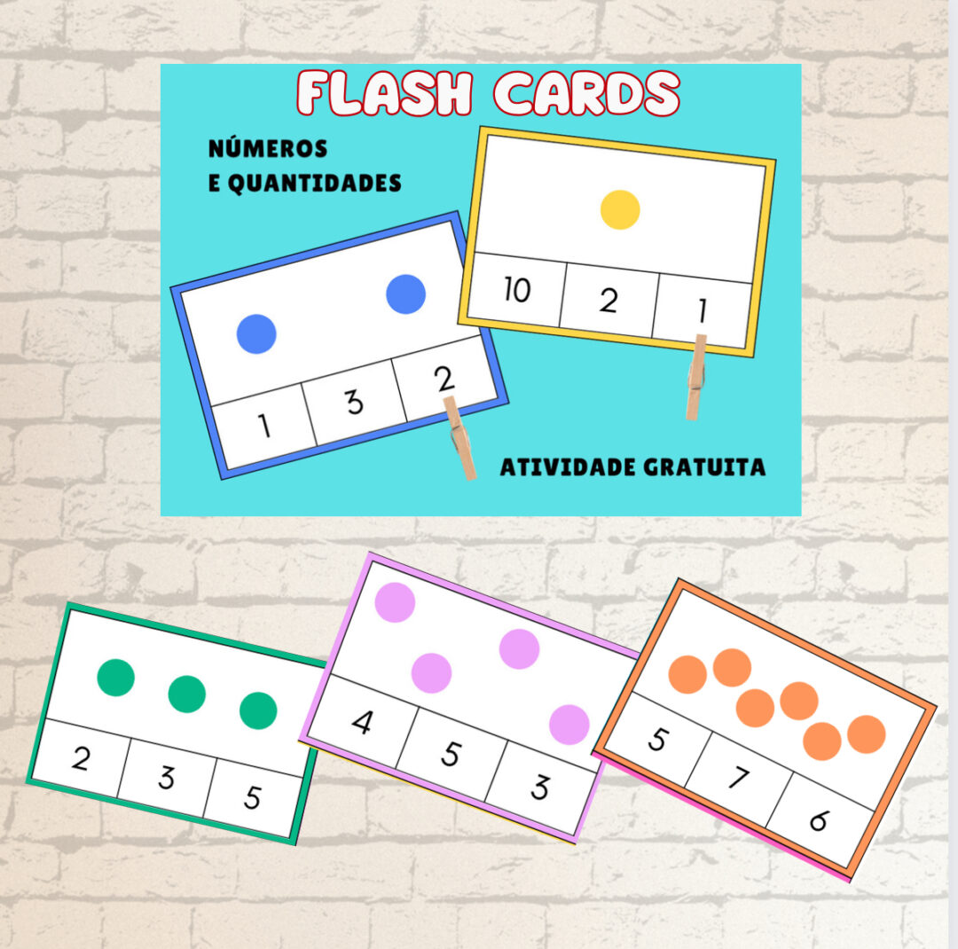 Flash Cards - Números e quantidades - Imagem 2