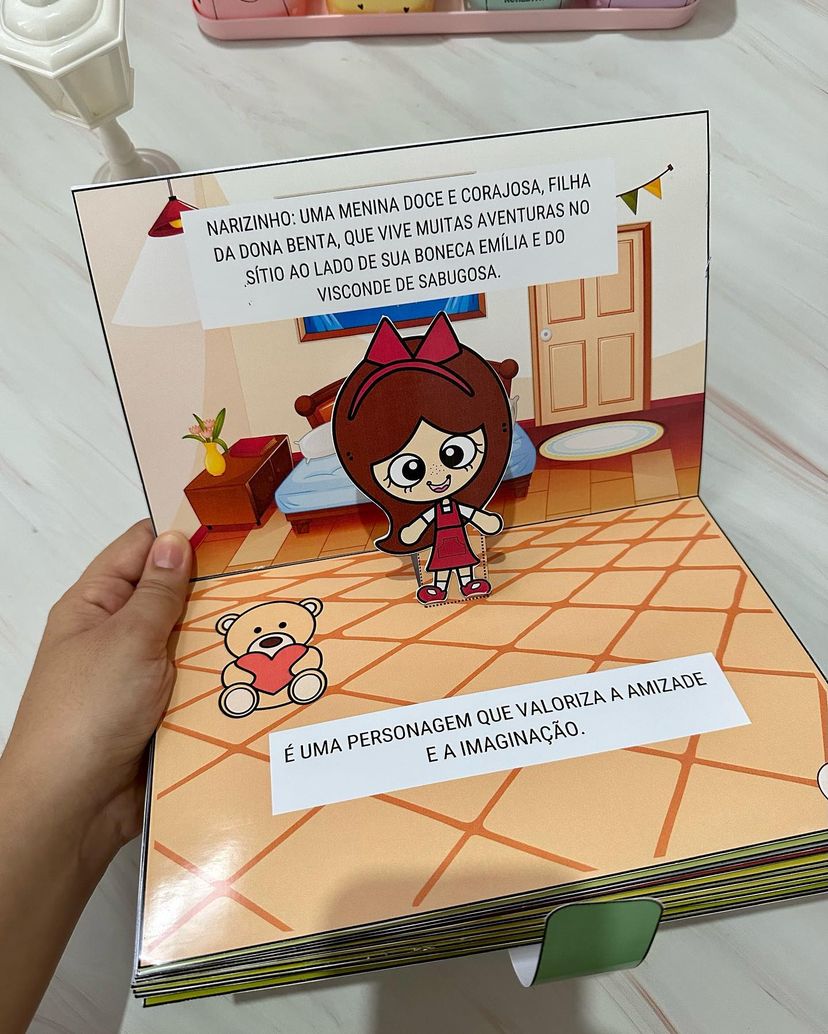Livro 3D - Sítio do Picapau amarelo - Imagem 6