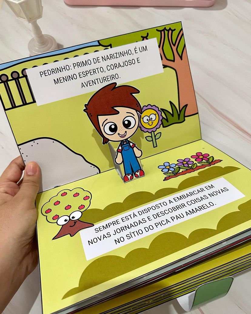 Livro 3D - Sítio do Picapau amarelo - Imagem 2