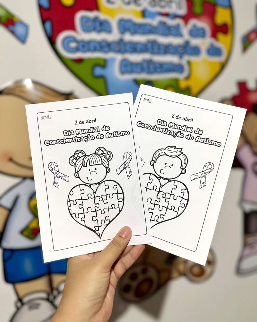 Kit - Dia Mundial de Conscientização do Autismo - Imagem 9