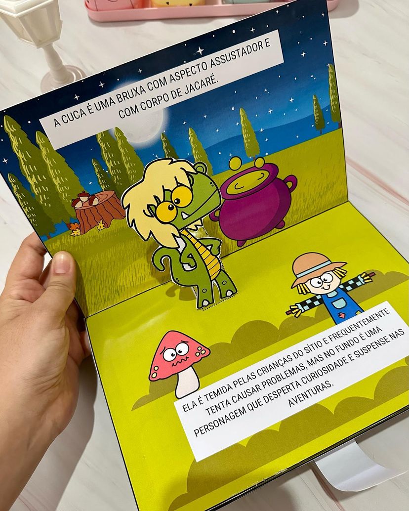 Livro 3D - Sítio do Picapau amarelo - Imagem 4