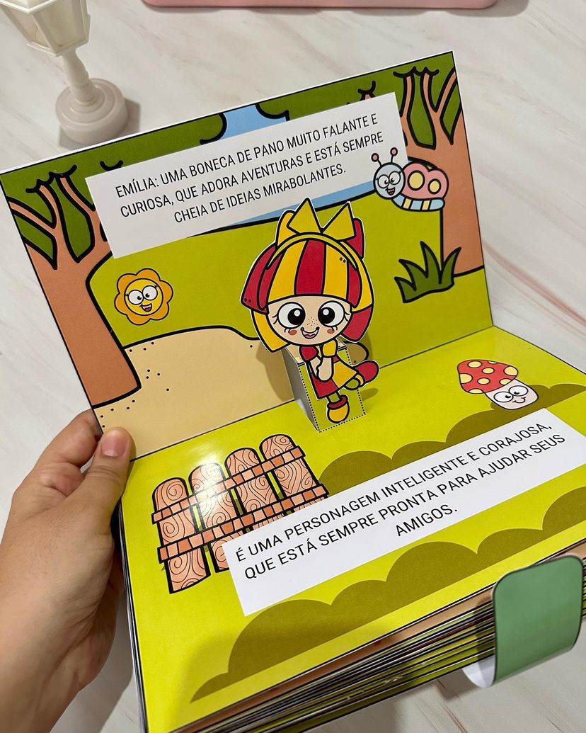 Livro 3D - Sítio do Picapau amarelo - Imagem 7