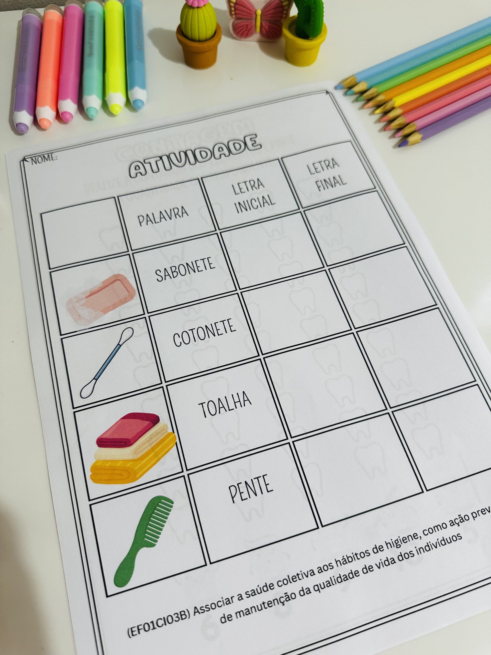 Atividades - Higiene e saúde - Imagem 5