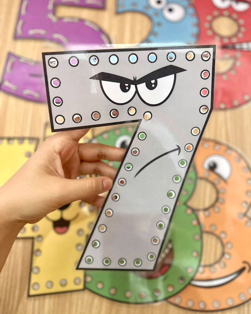 Alinhavo dos numerais - Imagem 9