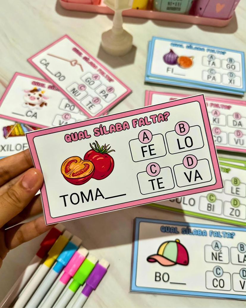 Assinale a sílaba
