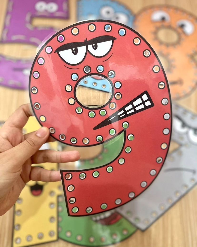 Alinhavo dos numerais - Imagem 4