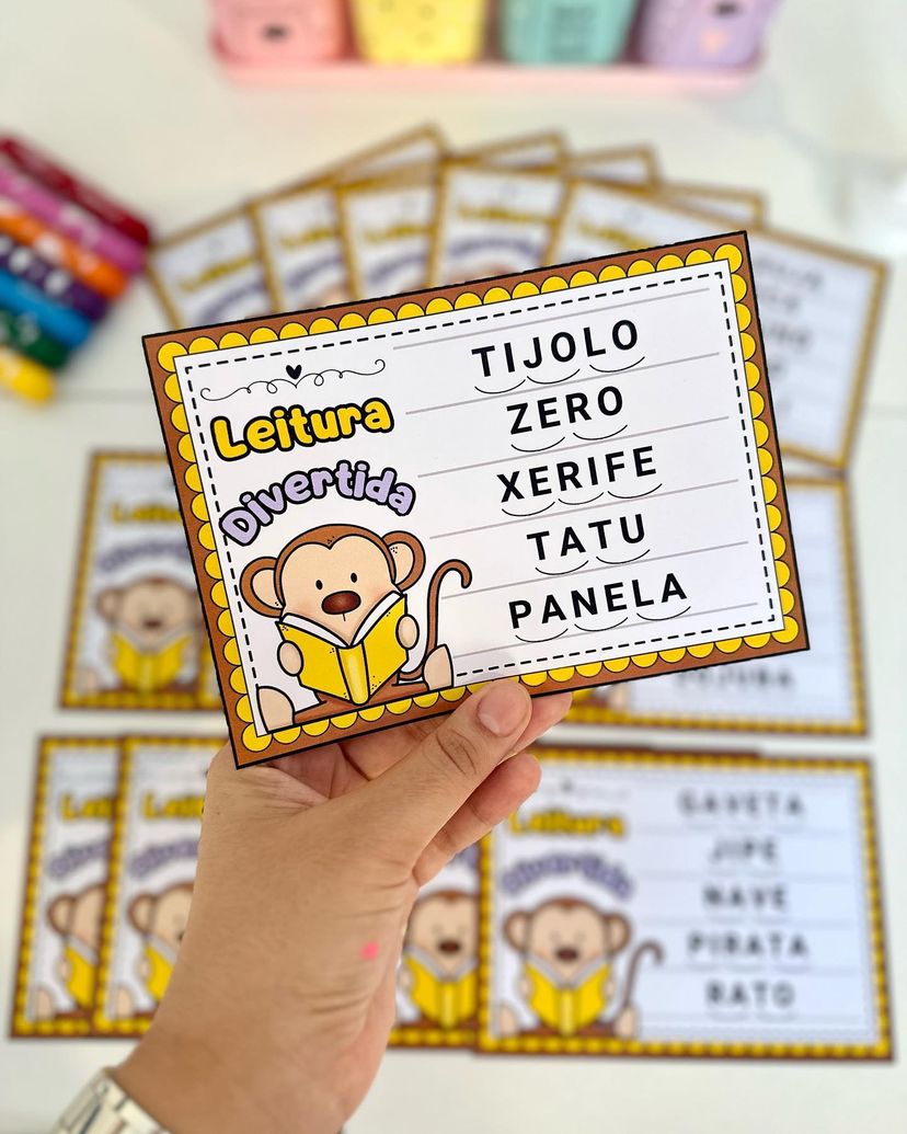 Ficha de leitura divertida