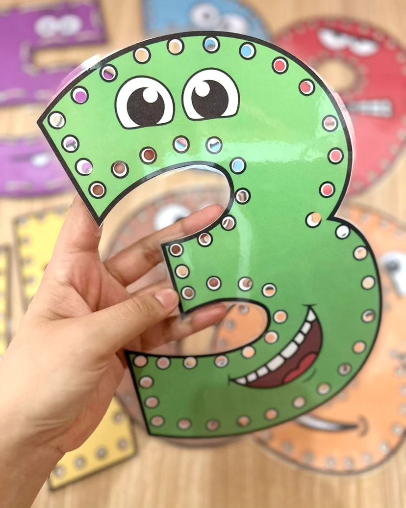 Alinhavo dos numerais - Imagem 6