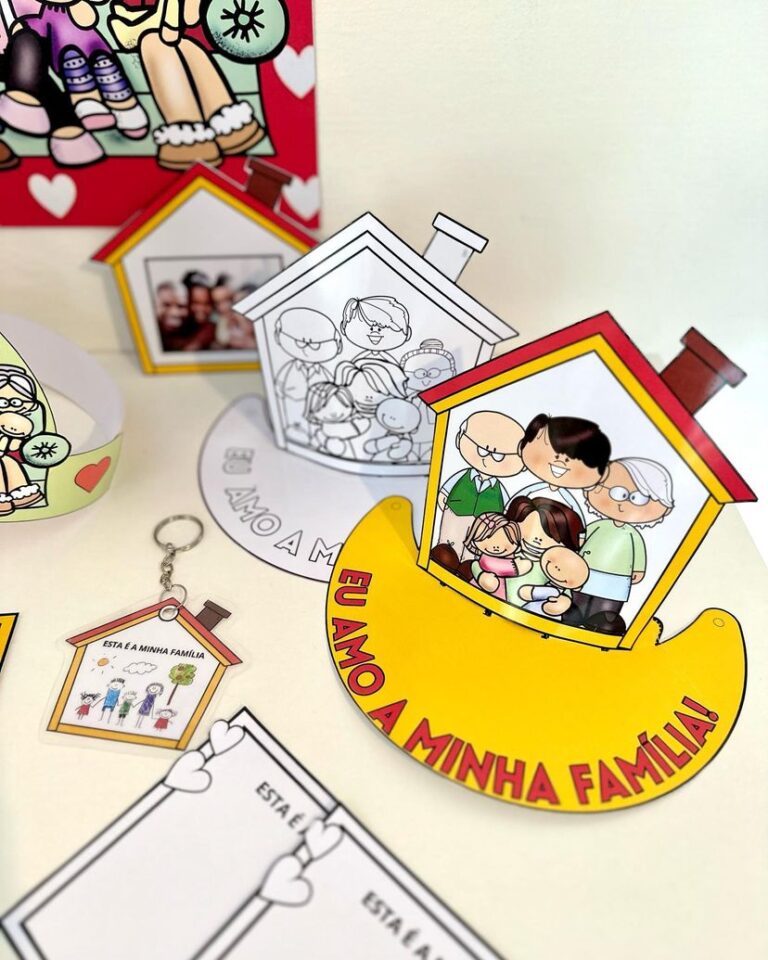 kit lembrancinhas + Moldura para foto - Dia da família - Espaço ...