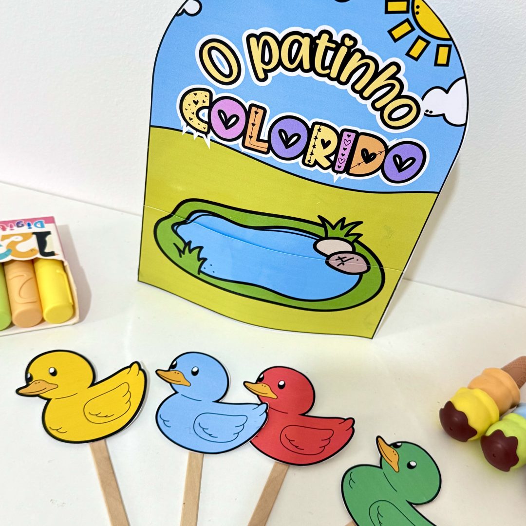 LUVA PATINHO COLORIDO