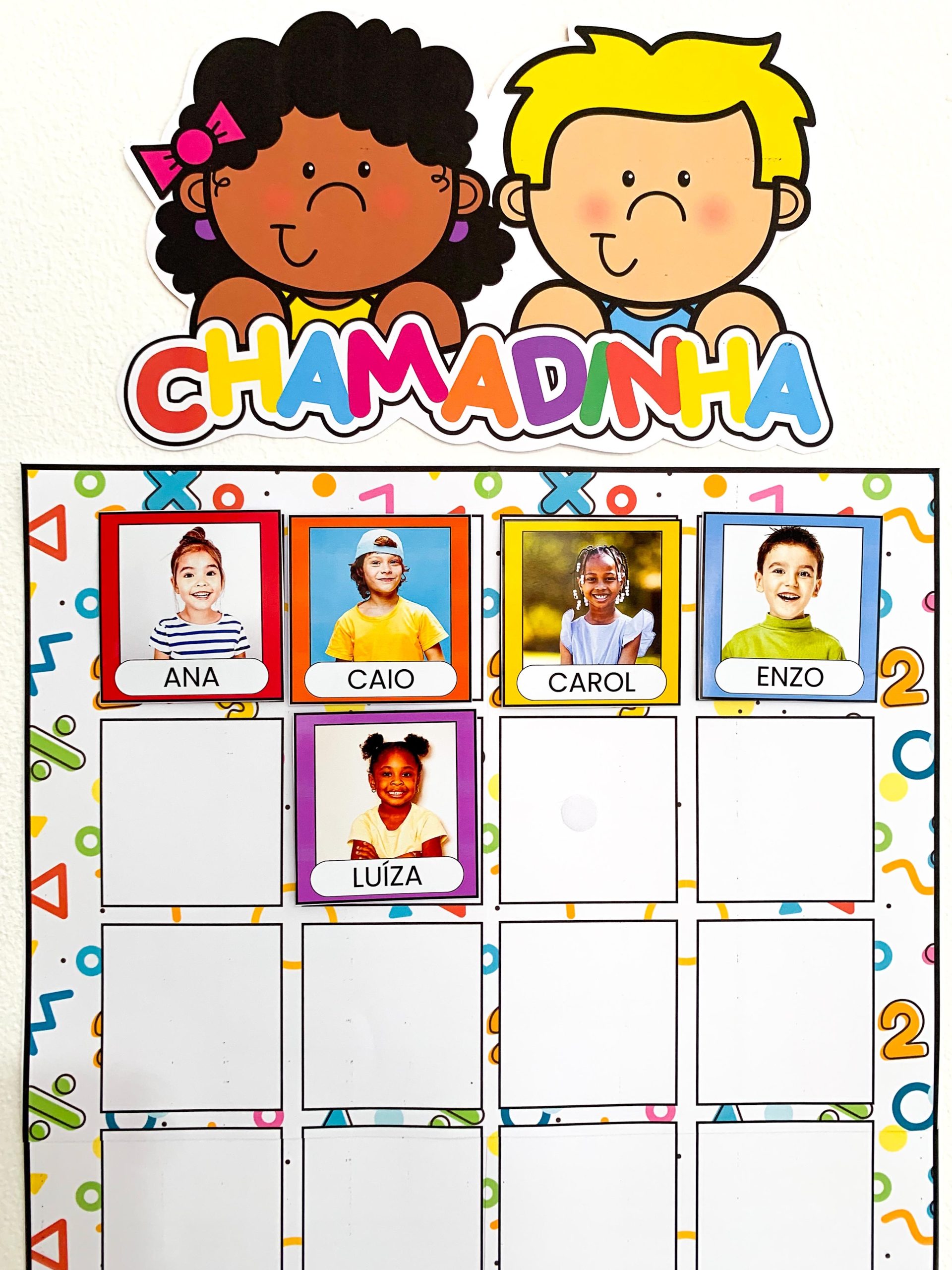 Chamadinha com foto Educação Infantil - Imagem 4