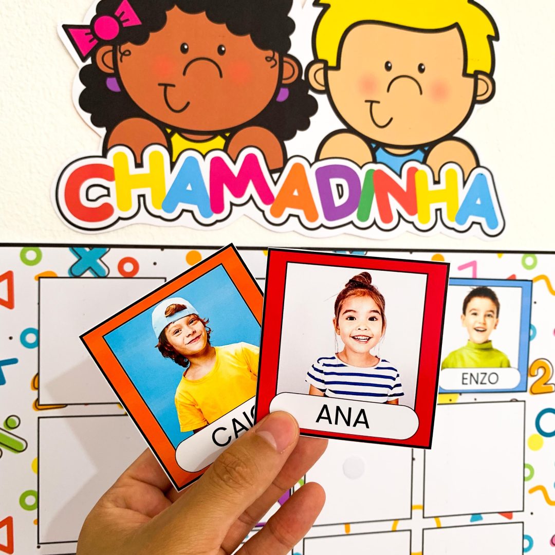 Chamadinha com foto Educação Infantil