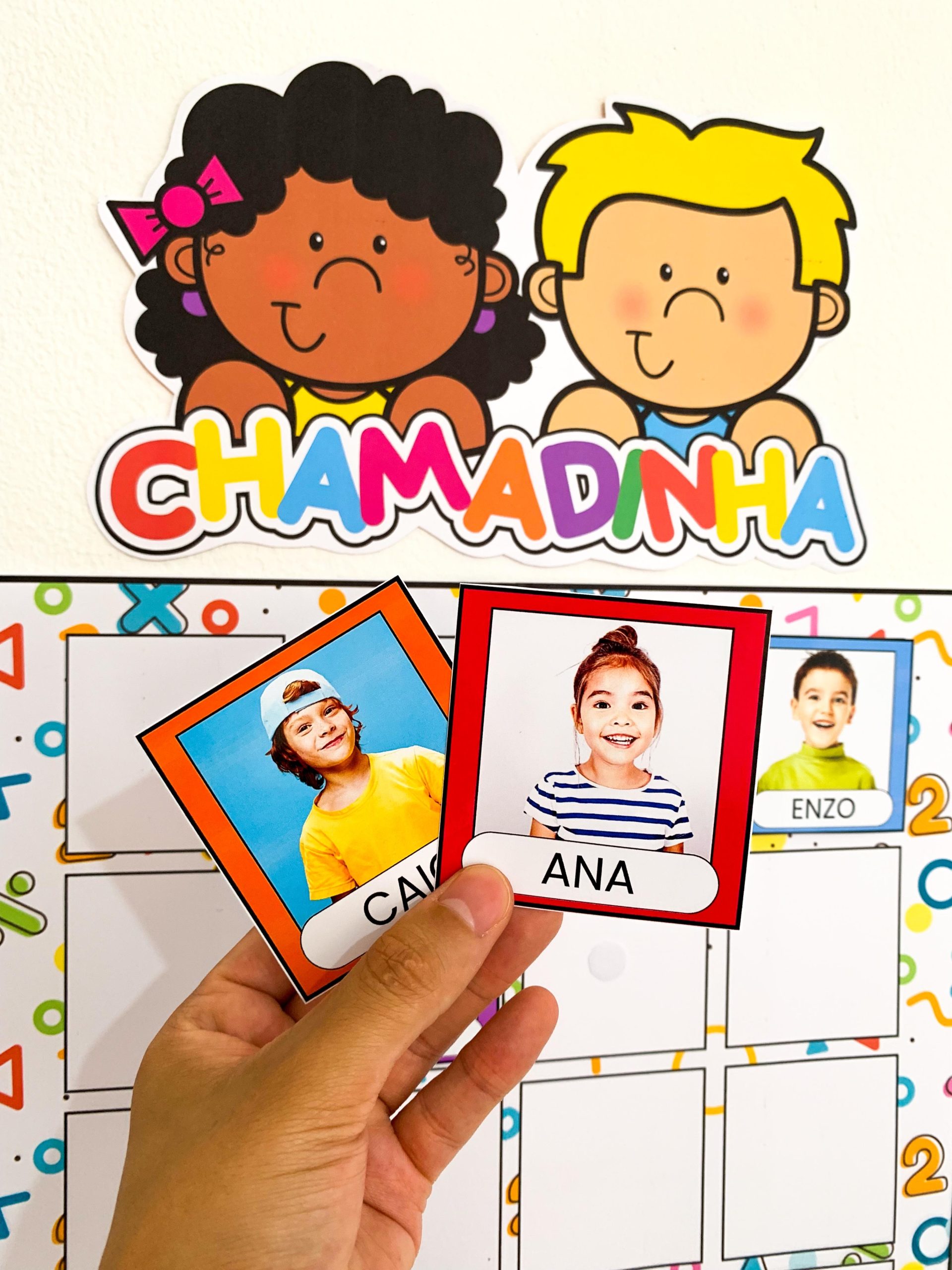 Chamadinha com foto Educação Infantil
