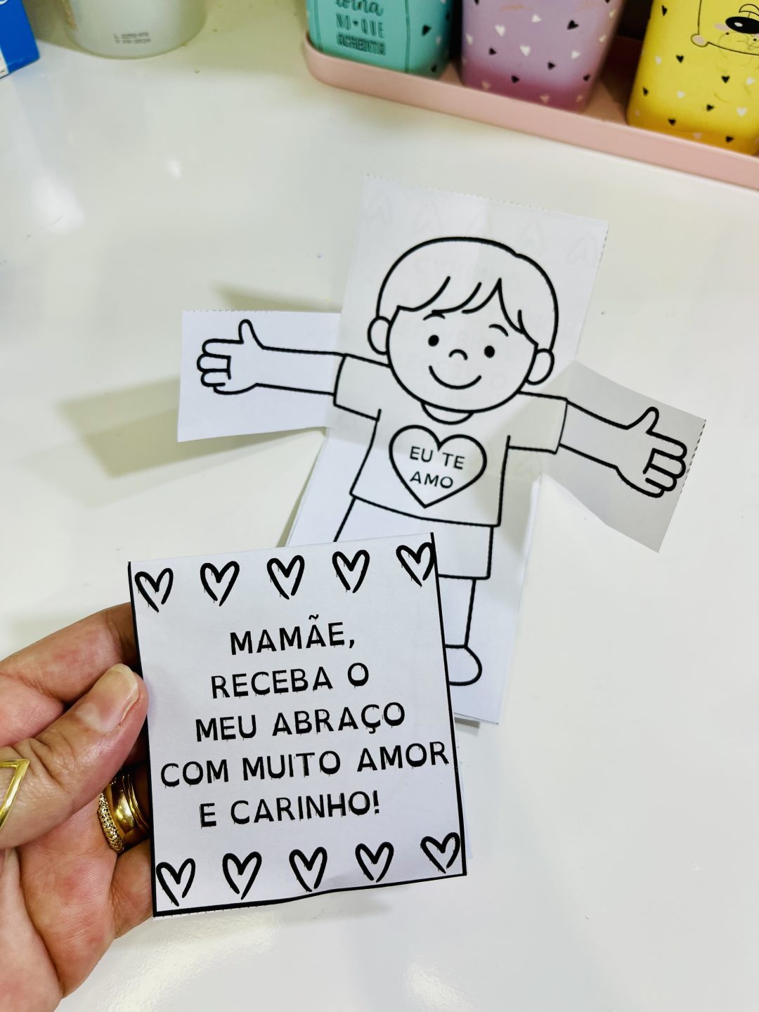 CARTÃO ABRAÇO - DIA DAS MÃES - Imagem 4