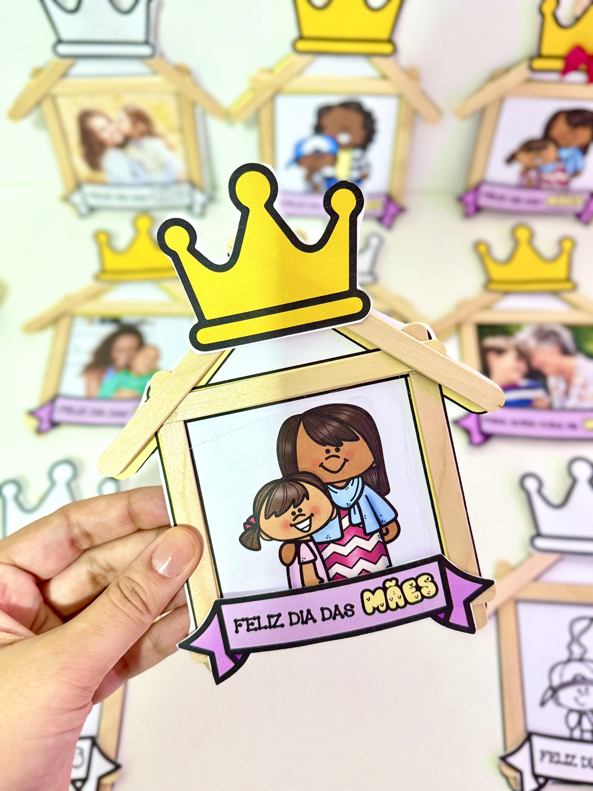 ATIVIDADE COM PALITOS - DIA DAS MÃES - Imagem 3
