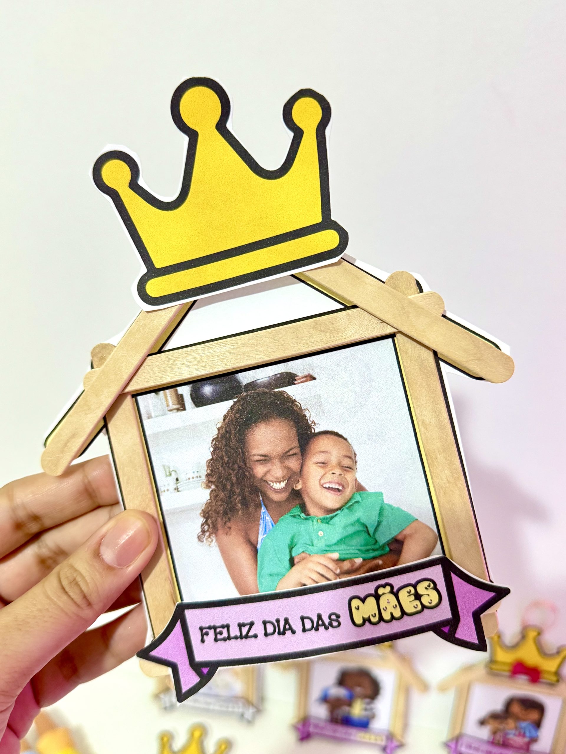 ATIVIDADE COM PALITOS - DIA DAS MÃES