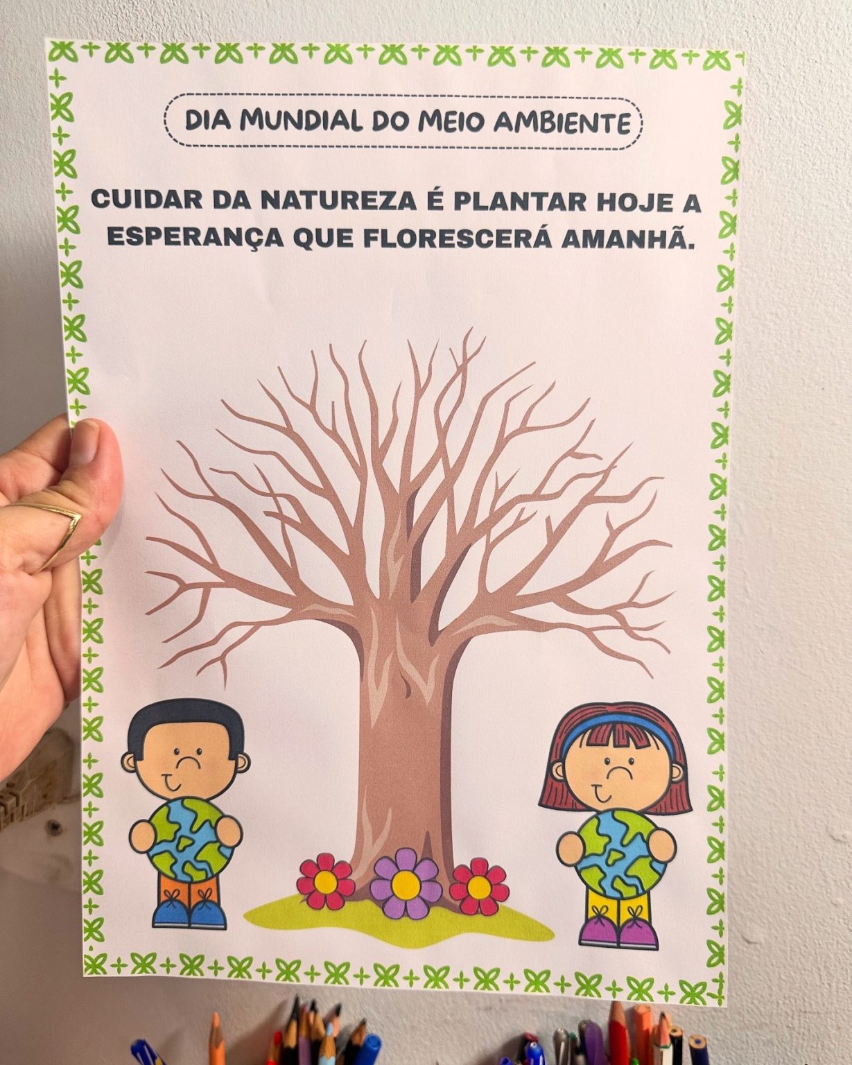 PINTURA COM BALÃO - MEIO AMBIENTE - Espaço Pedagógico Encantar