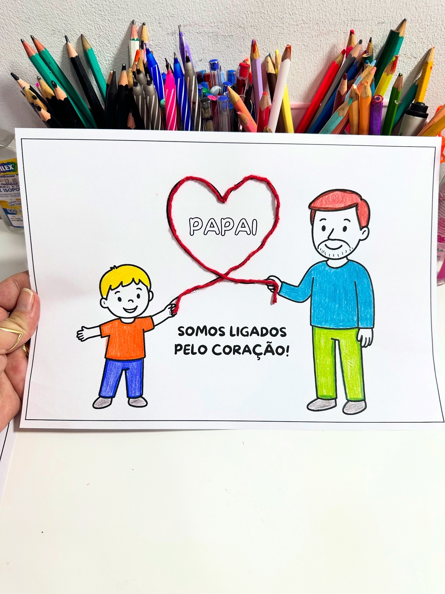 ATIVIDADE DIA DOS PAIS - LIGADOS PELO CORAÇÃO - Imagem 2