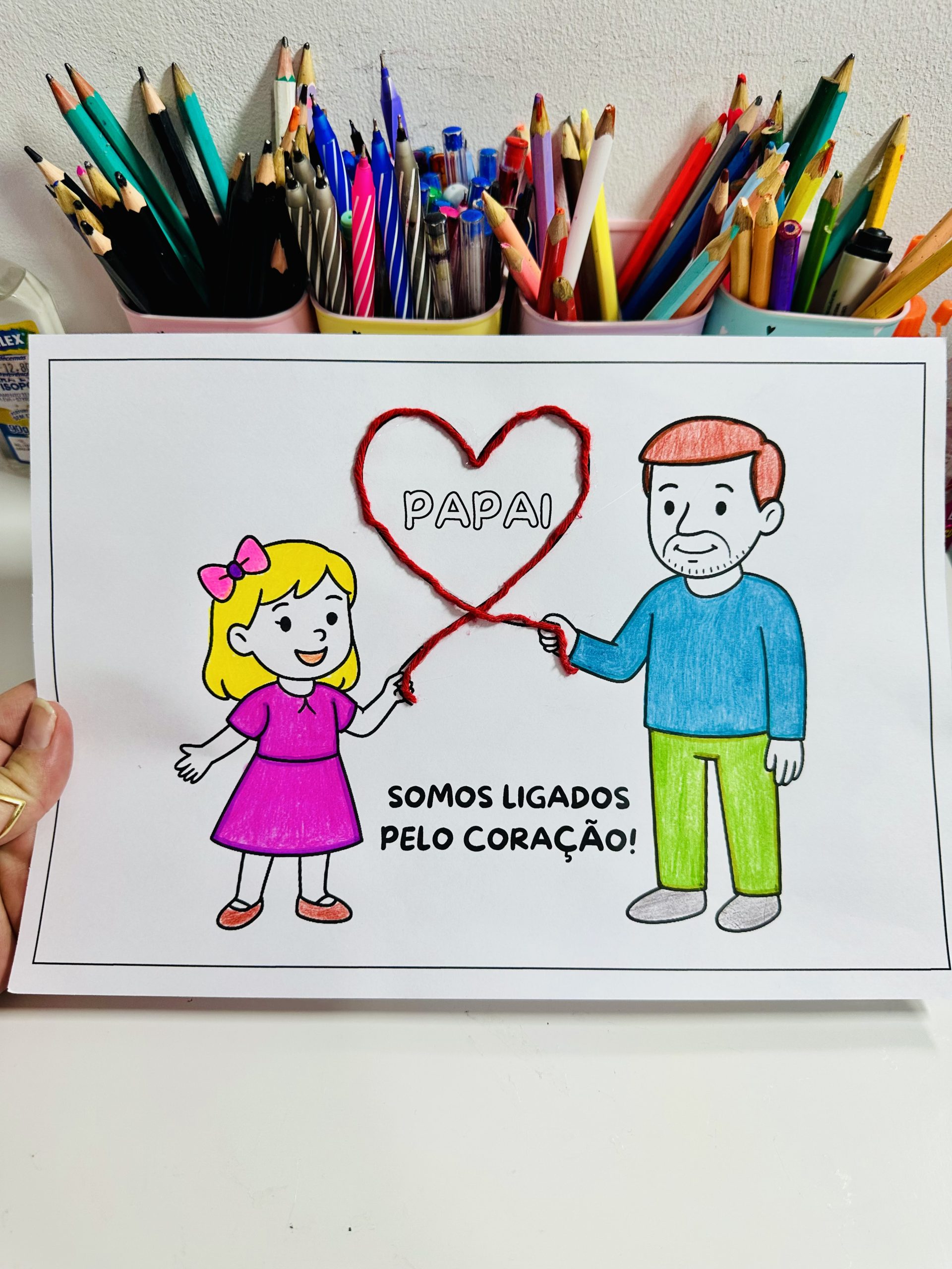 ATIVIDADE DIA DOS PAIS - LIGADOS PELO CORAÇÃO
