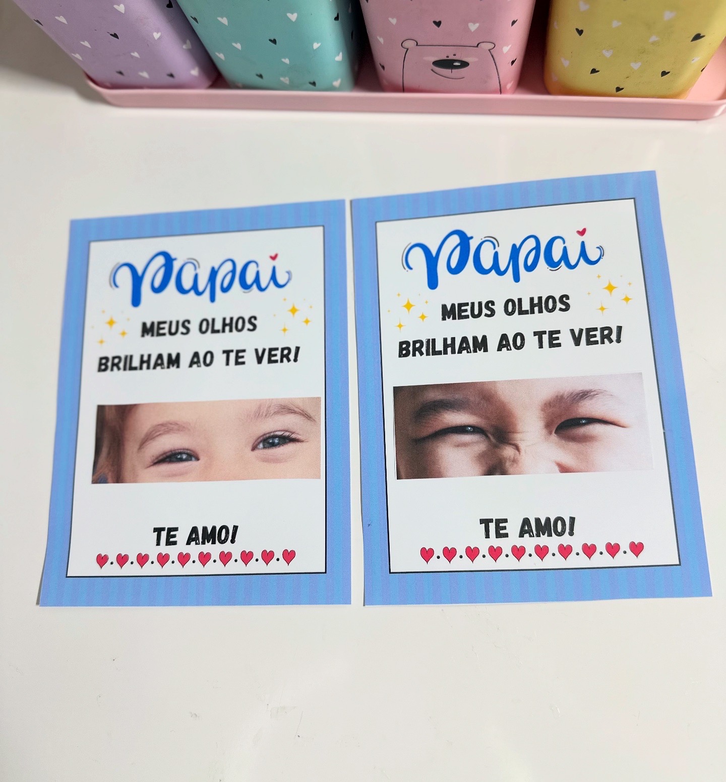 Atividade Dia dos Pais - Meus olhos brilham ao te ver