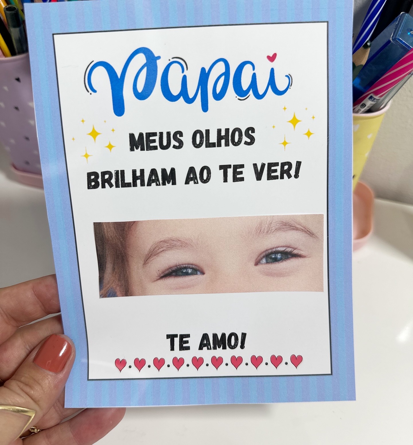 Atividade Dia dos Pais - Meus olhos brilham ao te ver - Imagem 3