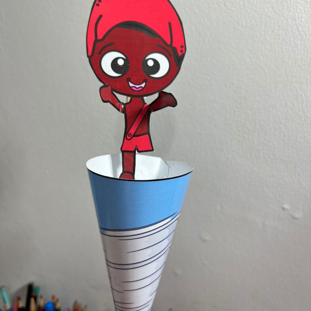 Saci Pererê no cone