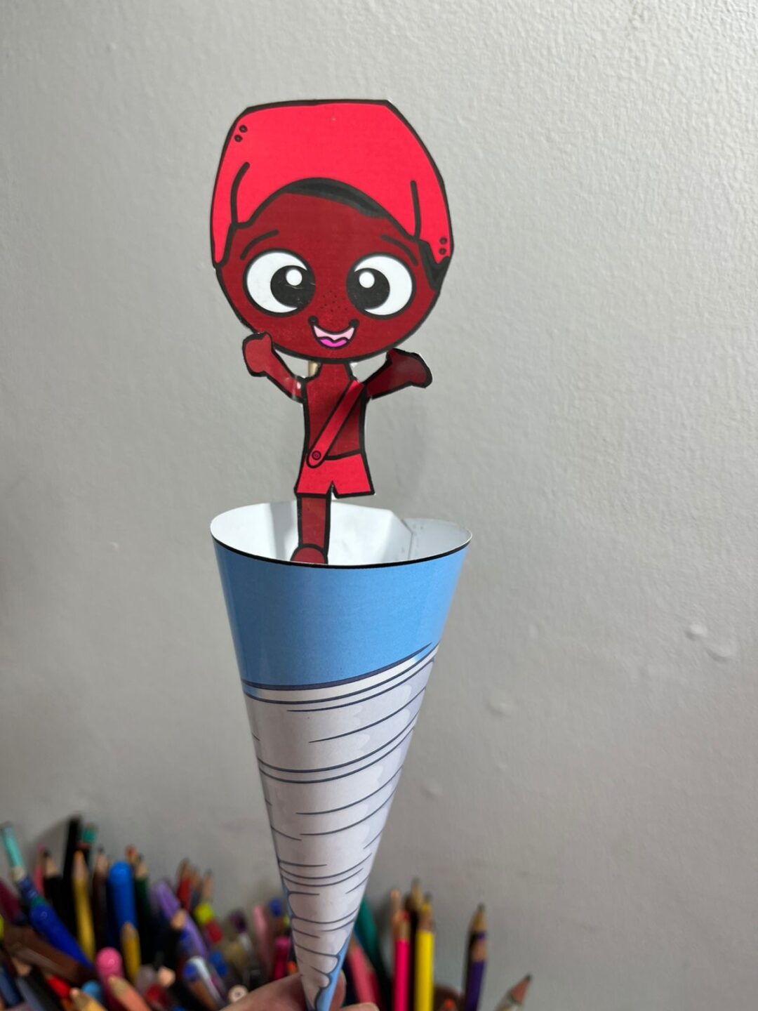 Saci Pererê no cone