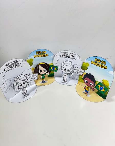 Cenário 3D - Dia da Bandeira