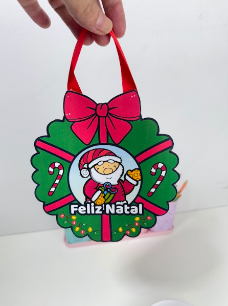 Lembrancinha - Guirlanda Recheada - Feliz Natal