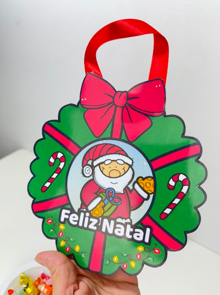Lembrancinha - Guirlanda Recheada - Feliz Natal - Imagem 5