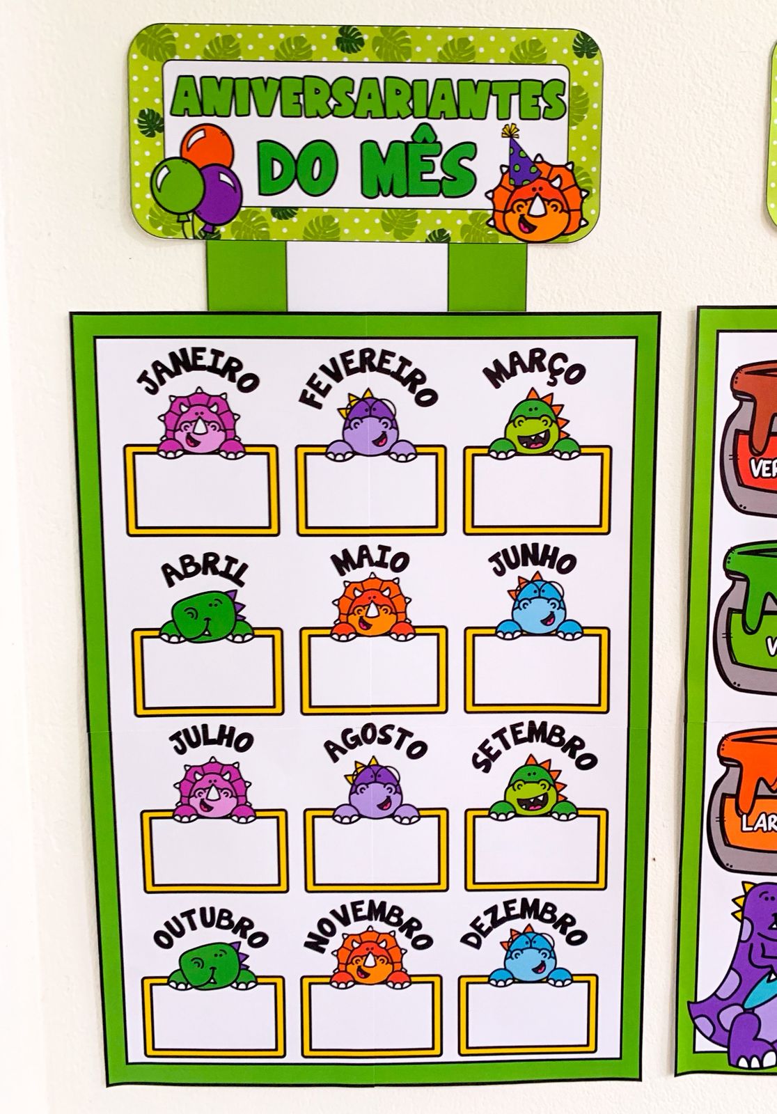 ORNAMENTAÇÃO DE SALA - DINOSSAUROS - Imagem 12