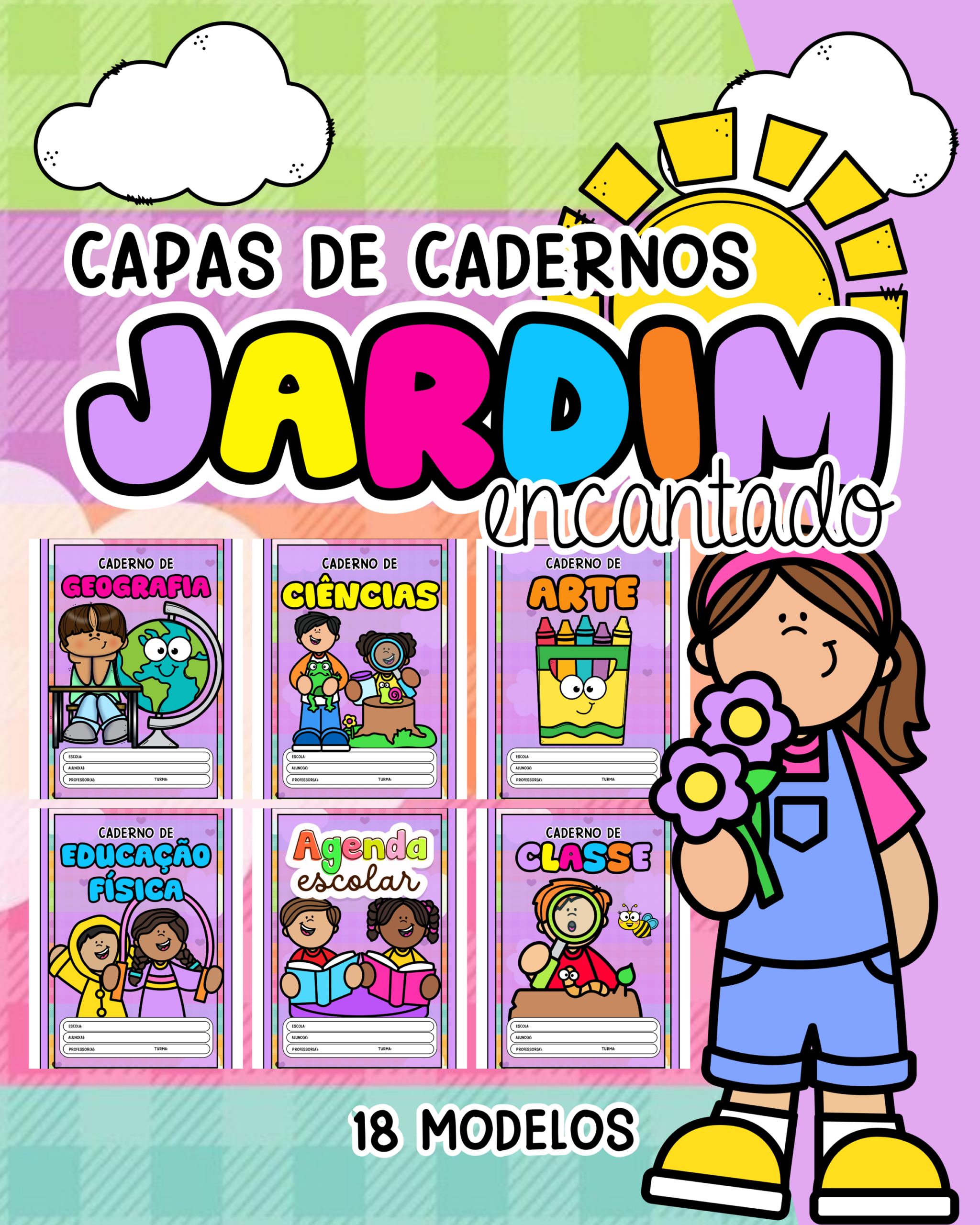 Capinhas Jardim encantado - Imagem 3