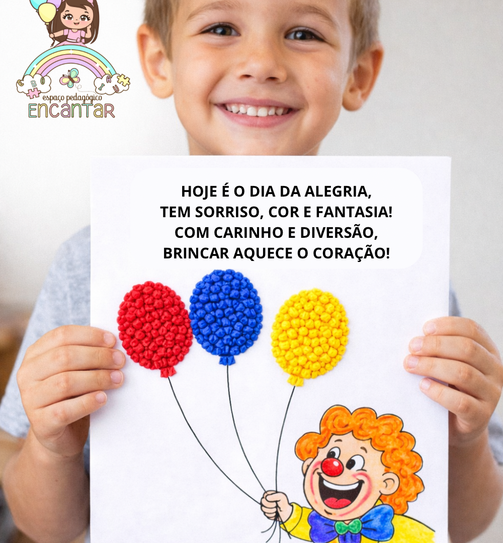 🎈 Atividade Dia da Alegria – Educação Infantil 🎈