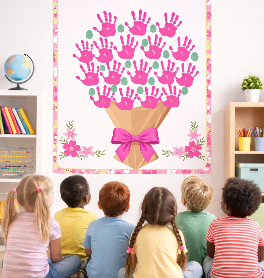 Painel dia da mulher pronto para imprimir PDF