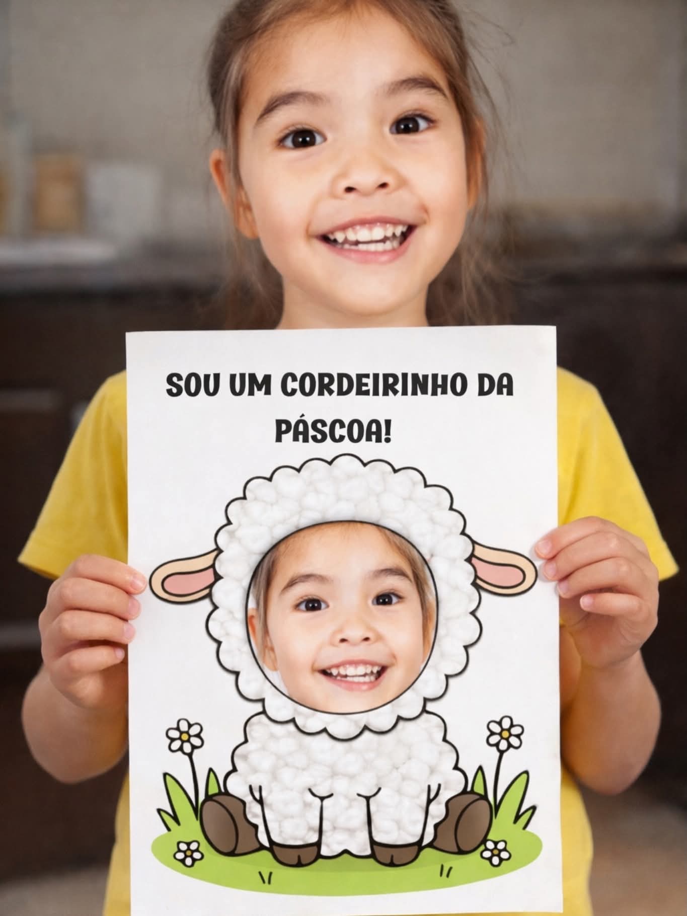 Atividade cordeirinho da Páscoa Educação Infantil
