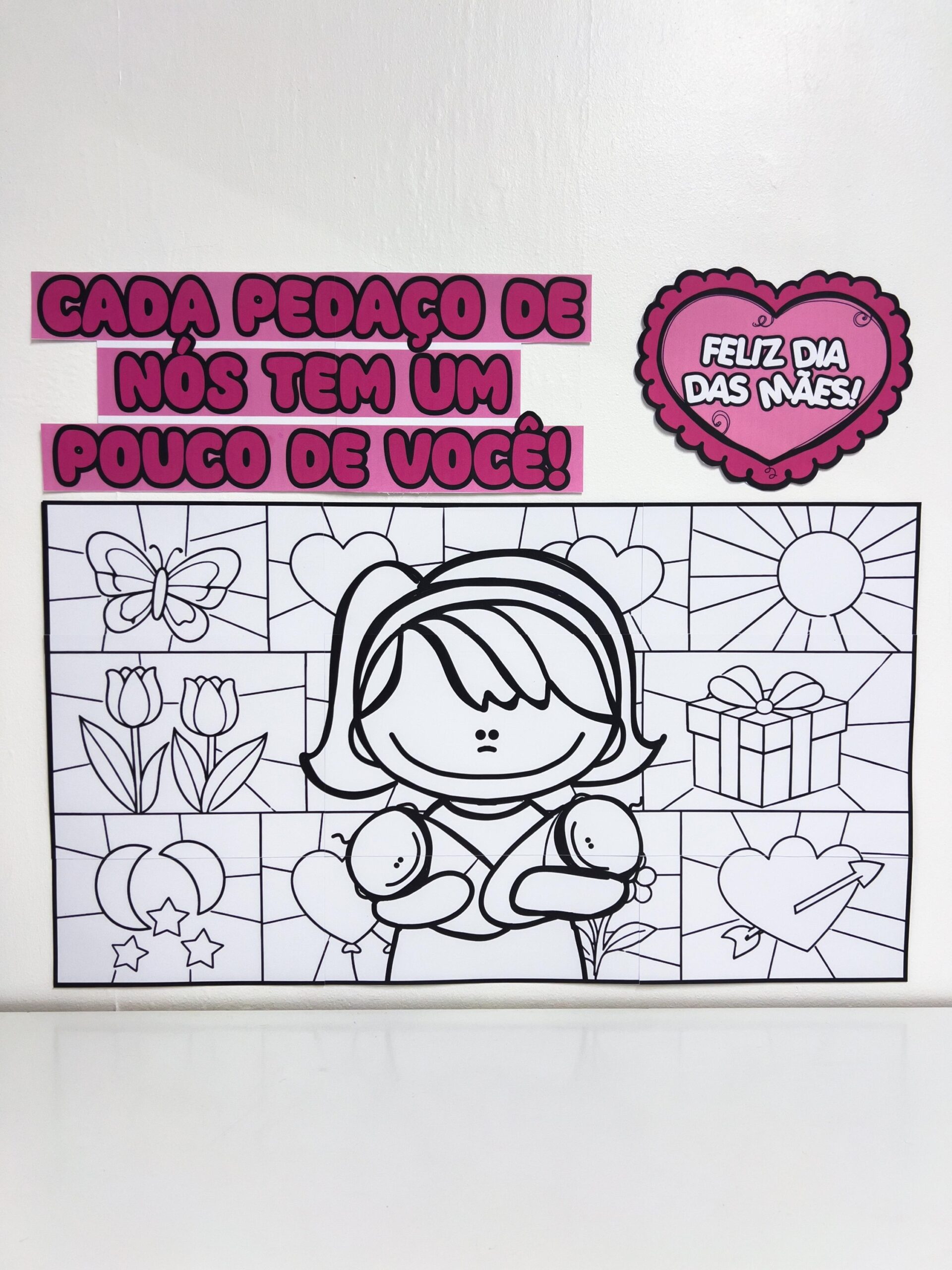 Cartaz pintura colaborativa Dia das Mães - Imagem 2