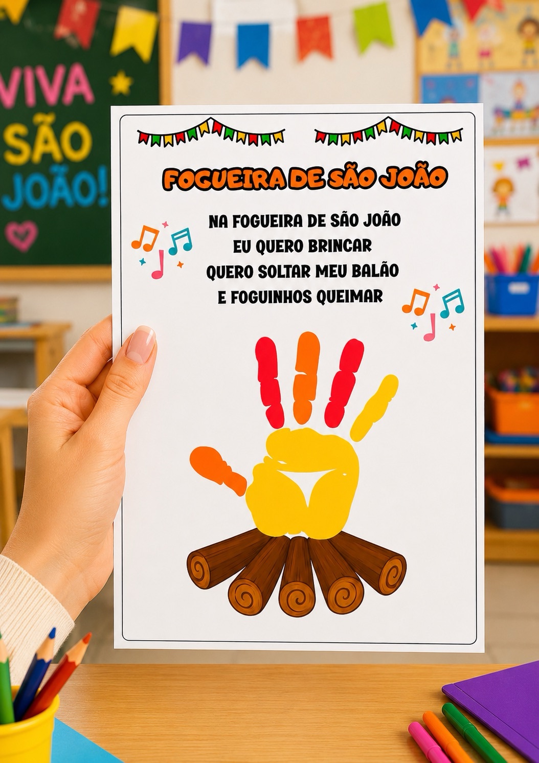 Cartaz colaborativo Fogueira de São João - Imagem 2