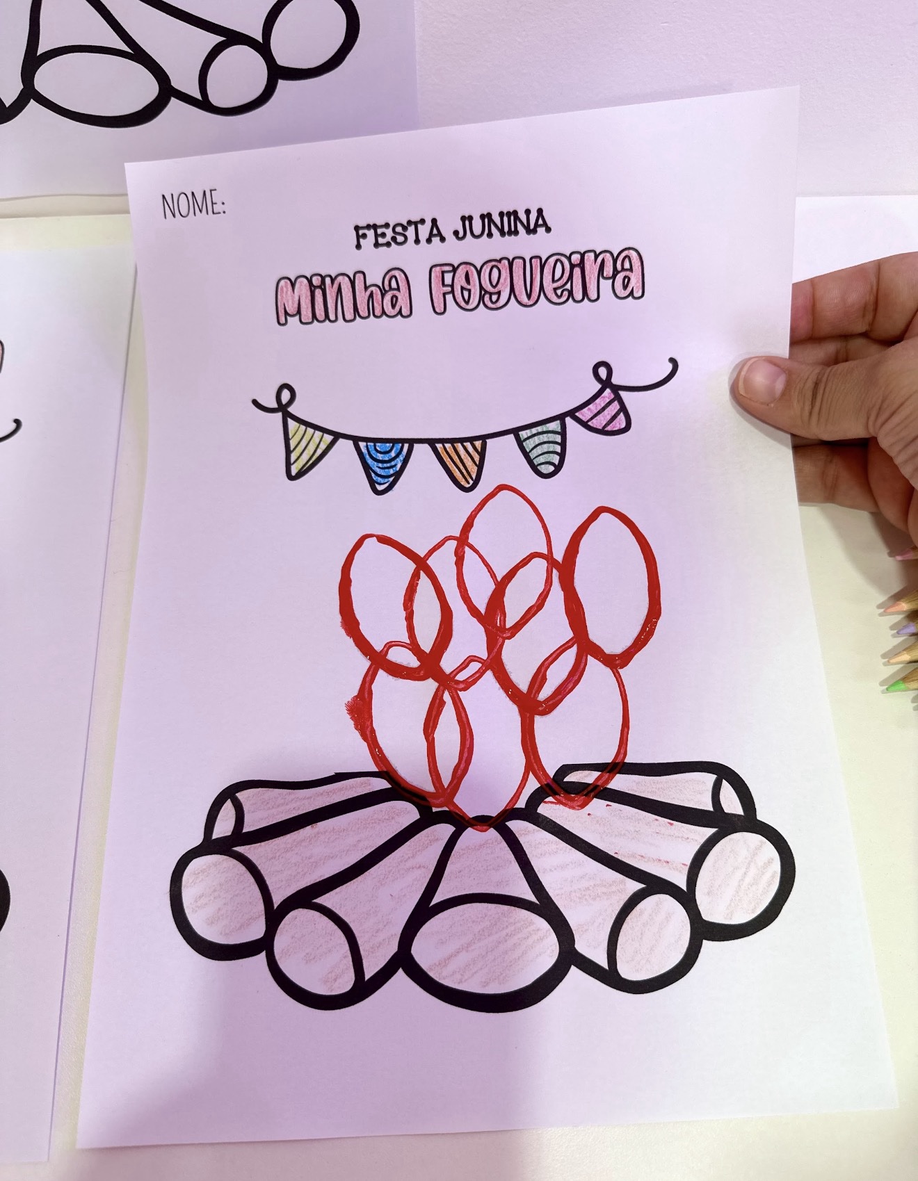 Atividade Artes - Minha Fogueira - Imagem 3