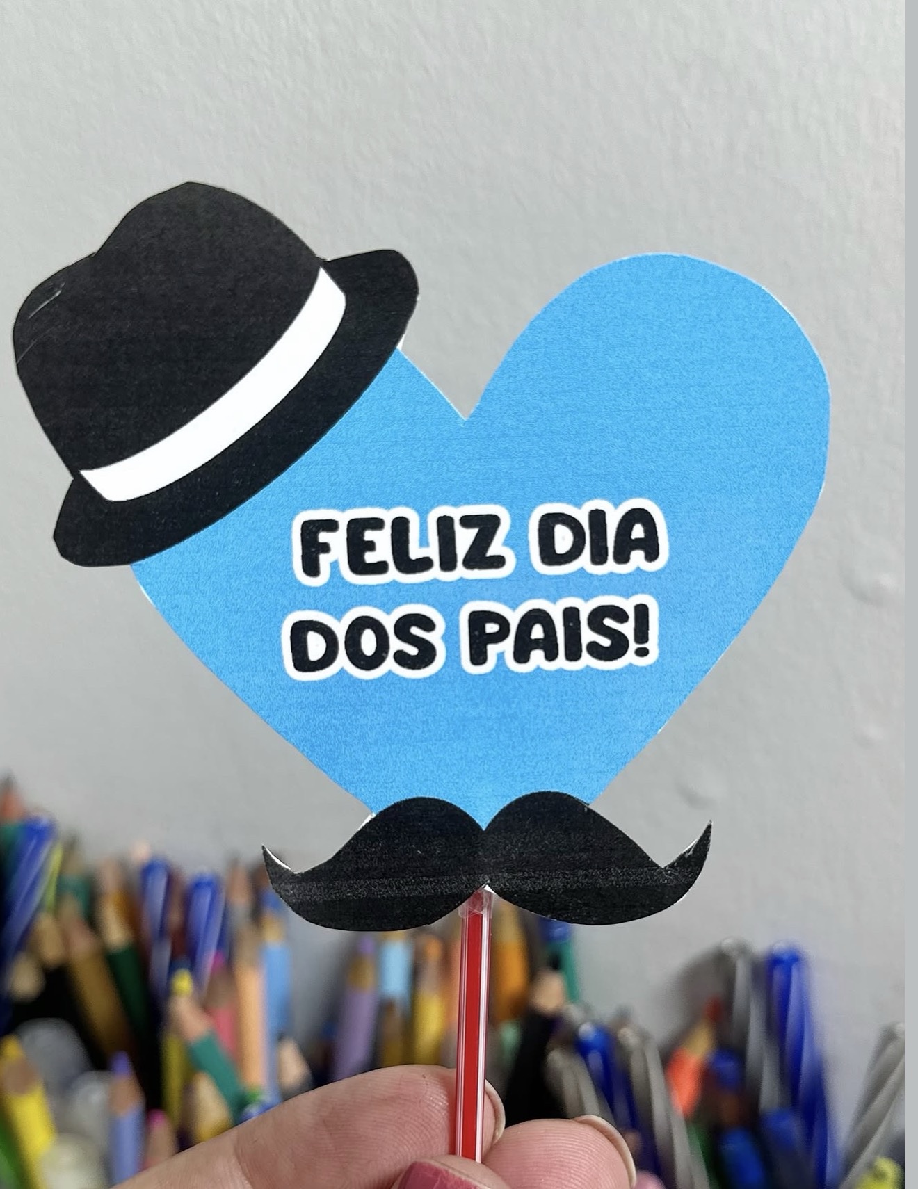 Cartão pirulito Dia dos pais - Imagem 2