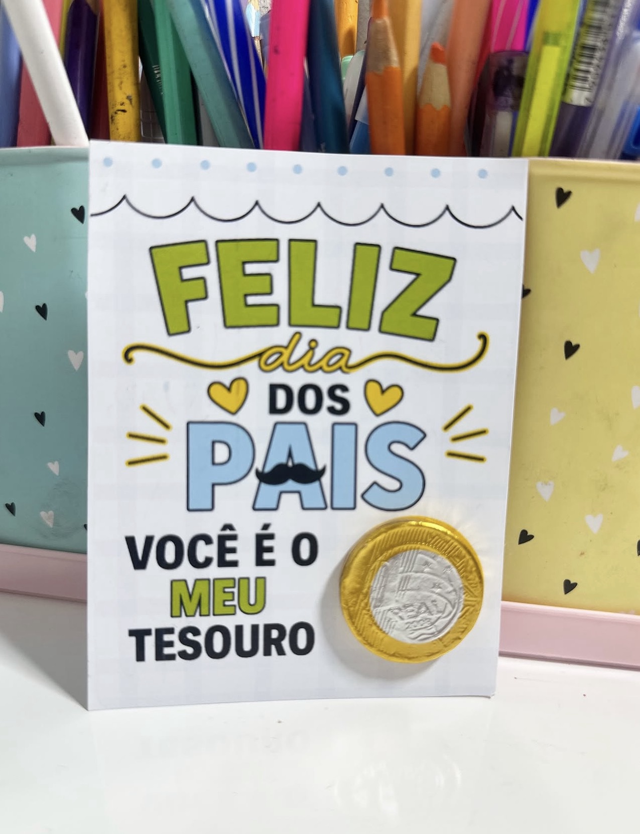 Cartão Papai você é o meu tesouro - Imagem 2