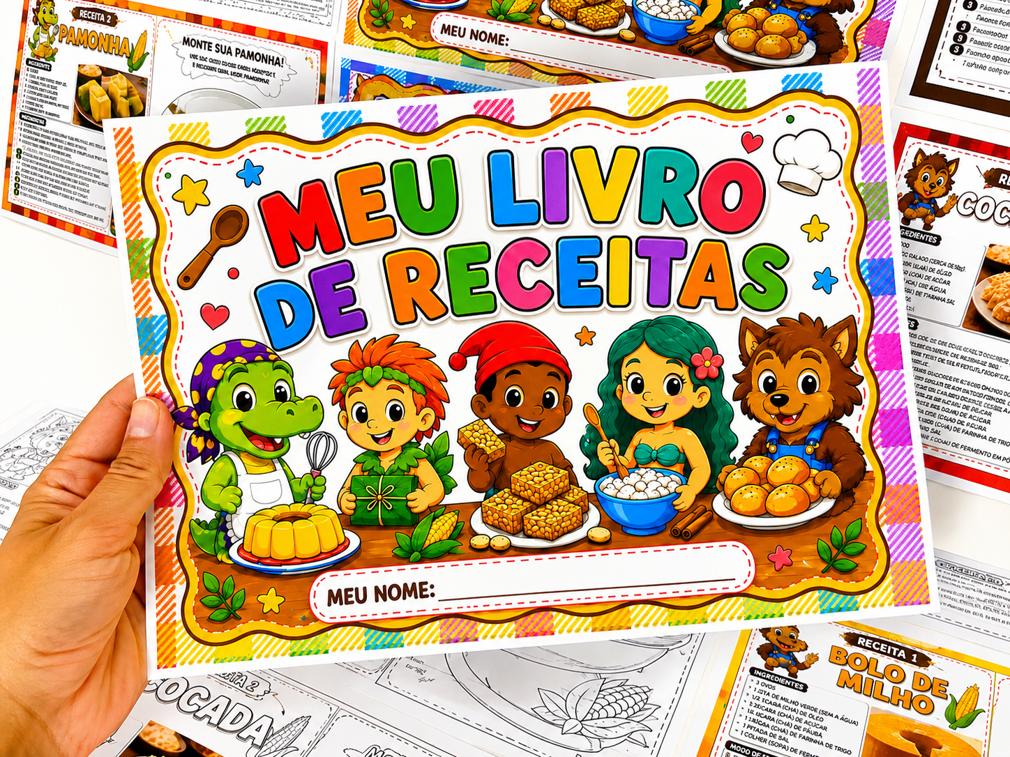 Livrinho de receitas folclore brasileiro