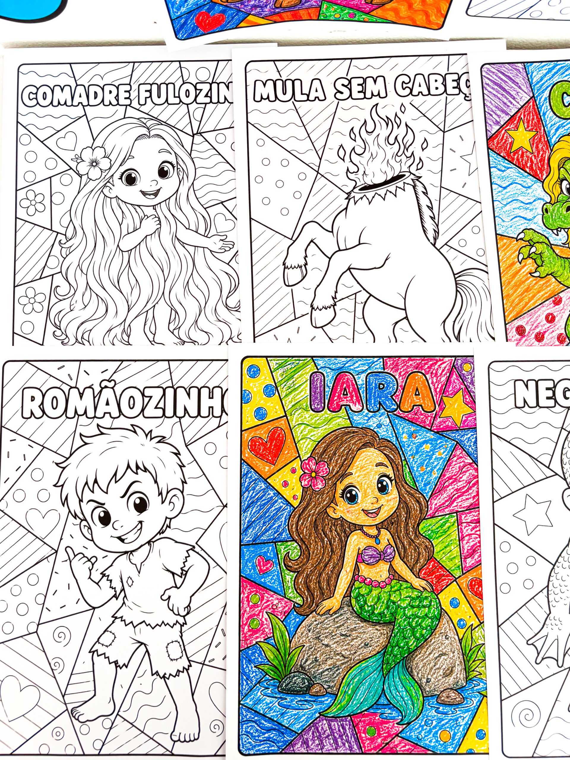 Atividades Folclore Brasileiro - Mosaico - Imagem 3
