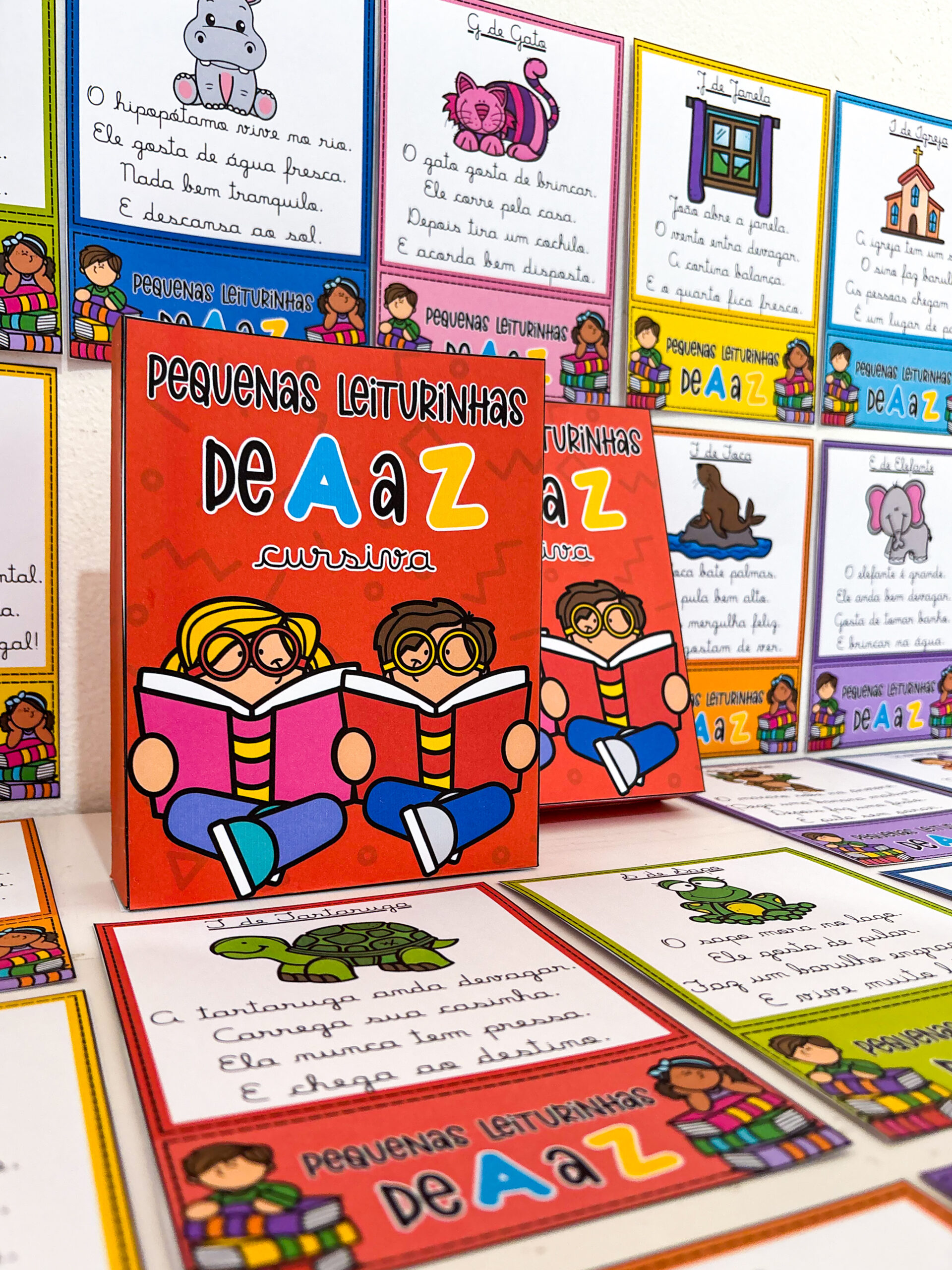 PEQUENAS LEITURINHAS DE A A Z — LETRA CURSIVA - Imagem 4
