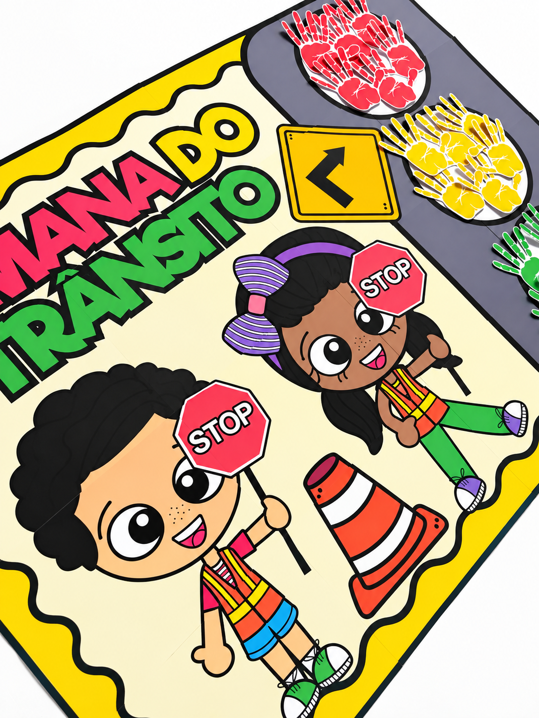 Cartaz colaborativo - Semana do trânsito - Imagem 2