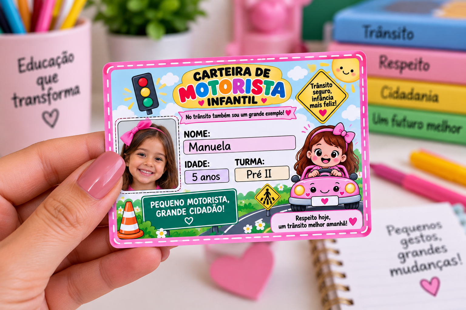 Carteirinha de motorista infantil - Imagem 3